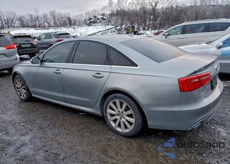 2015 Audi A6 Prestige из США, поврежденный, VIN WAUHMAFC8FN032315
